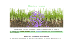 Desktop Screenshot of healing-haven.com