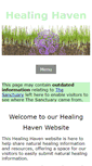 Mobile Screenshot of healing-haven.com